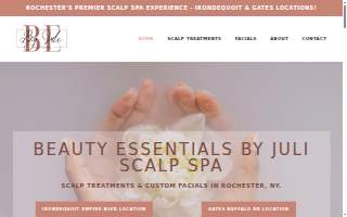 Beauty Essentials by Juli Scalp Spa website