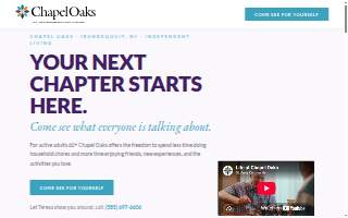 Chapel Oaks website