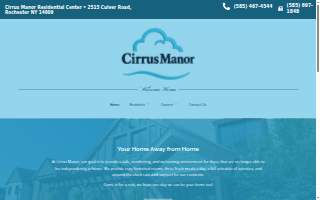 Cirrus Manor Residental Center website