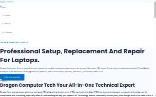 Dragon Computer Tech website