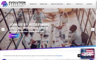 Evolution Marketing website