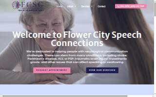Flower City Speech Connections website