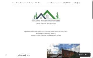 Signature Home Inspections LLC website