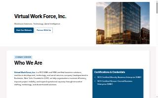 Virtual Work Force Inc. website