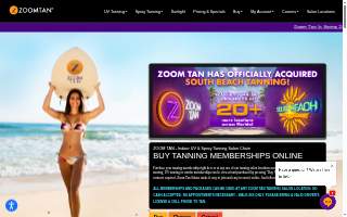 Zoom Tan website