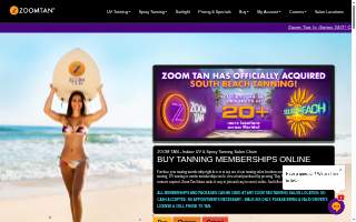 zoomtan.com website