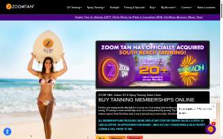 Zoom Tan website