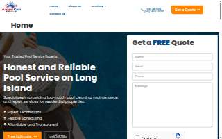 AmeriKen Pools of Islip website