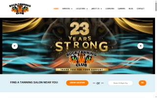 Beach Bum Tanning website
