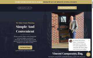 Campasano Law, P.C. website