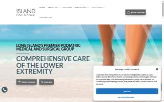 Island Foot & Ankle website