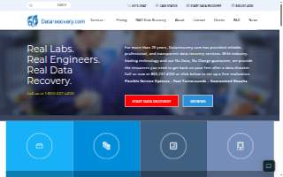 Secure Data Recovery Services website