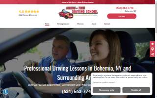 Stress-Free Driving School Inc of Islip website
