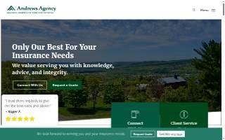 Andrews Agency Insurance website