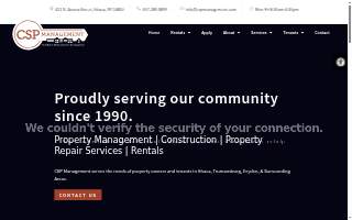 CSP Management website