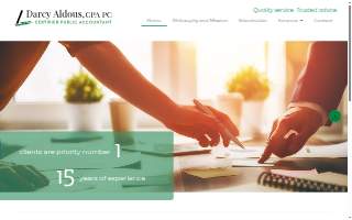 Darcy Aldous CPA website