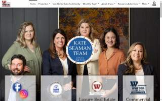 Kate Seaman Team at Warren Real Estate website