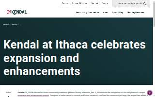 Kendal at Ithaca website