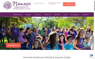 Namaste Montessori School website