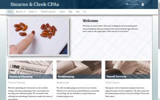 Stearns & Cleek CPA website