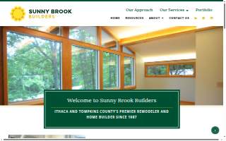 Sunny Brook Builders website