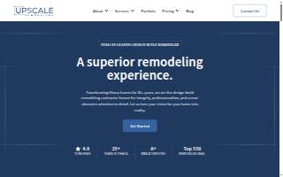 Upscale Remodeling website