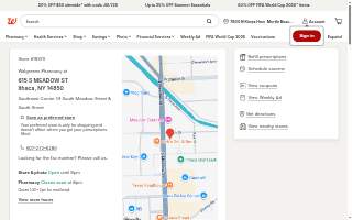 Walgreens website