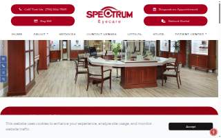 Spectrum Eye Care website