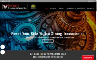Croteau's Transmission Services of Endicott website