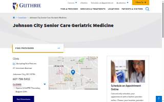 Guthrie Johnson City Senior Care website