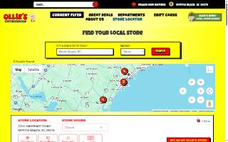 Ollie's Bargain Outlet website