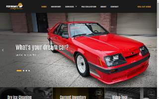 Performance Auto Sport website