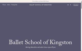 Ballet School of Kingston website