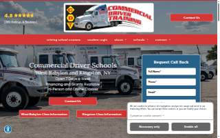 Commercial Driver Training Inc website