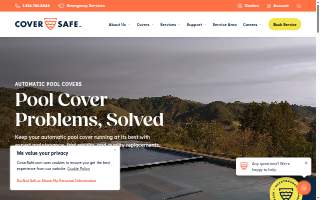 Coversafe - Automatic Pool Cover Installation, Maintenance, and Repair of Kingston website