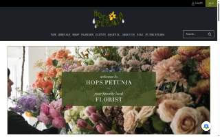 Hops Petunia Floral website