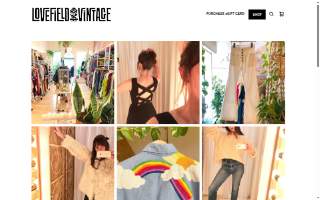 Lovefield Vintage website