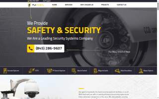 MYA Security Systems Ulster County website