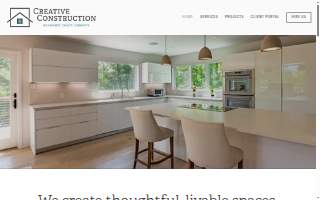 NP Creative Construction website