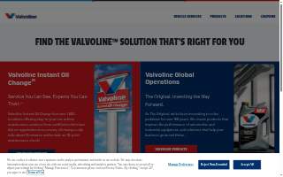 Valvoline Instant Oil Change of Southaven website