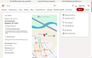 Walgreens Pharmacy website