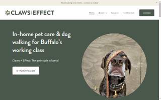 Claws and Effect Inc. of Lackawanna website