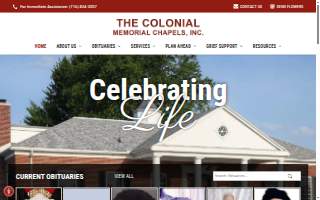 Colonial Memorial Chapels website