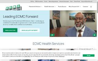ECMC Orthopedic Clinic website