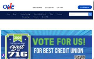 One Credit Union website