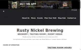 Rusty Nickel Brewing Co. website
