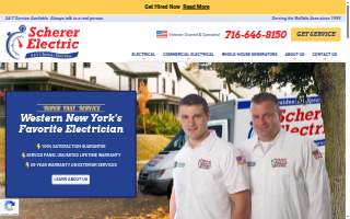 Scherer Electric of Lackawanna website