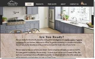Granite Web Design website