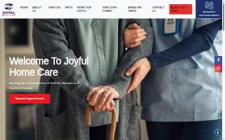Joyful Home Care of Lake Grove website