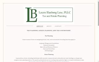Laura Blasberg Law, PLLC website